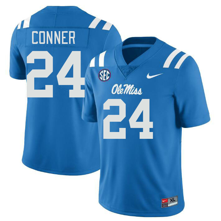 Ole Miss Rebels #24 Snoop Conner College Football Jerseys Stitched Sale-Power Blue